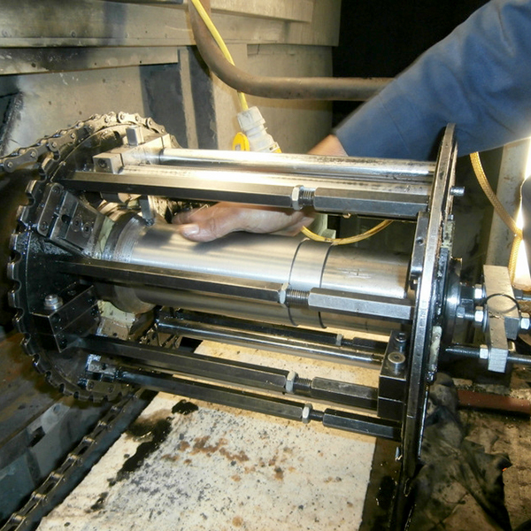 Orbital shaft machining repair by Nicol and Andrew plc